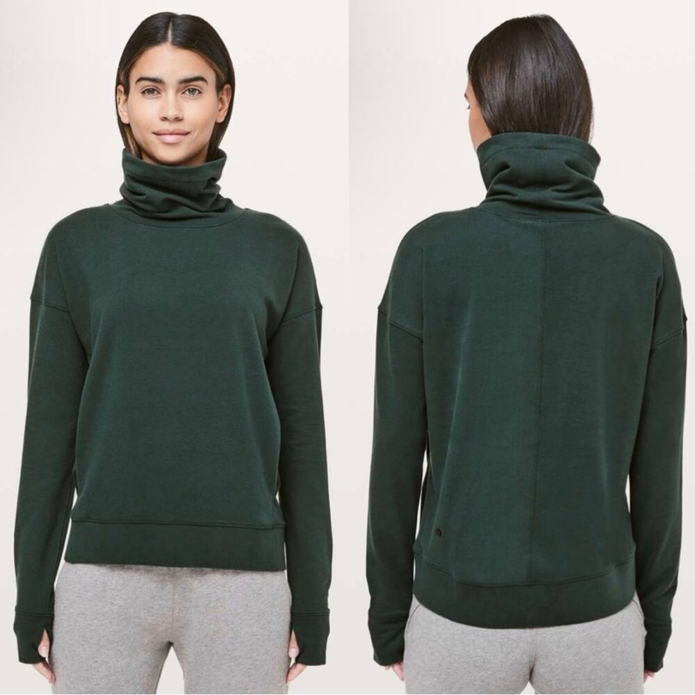 Lululemon Go Forward Pullover Dark Fuel size 6